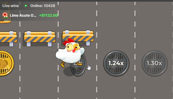 Description du jeu et règles de Chicken Road